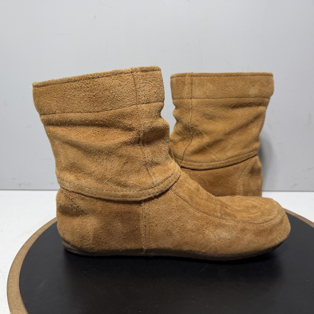 Steger Mukluks Boots Womens Size 9 Brown Suede Winter Snow Pull On Made USA - Picture 6 of 10